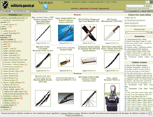 Tablet Screenshot of militaria.goods.pl